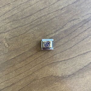 🛍️@ at Internet symbol Italian charm - Bundle 3 charms for $15 - stainless steel